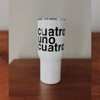 Image 1 of Travel mug with a handle