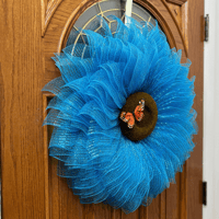 Image 3 of Turquoise Sunflower Wreath