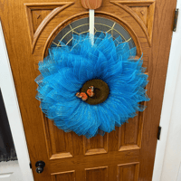 Image 4 of Turquoise Sunflower Wreath