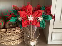 Image 1 of Memory Flowers custom created from a clients loved ones blouses