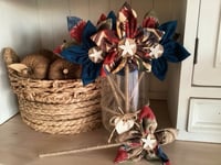 Image 3 of Memory Flowers custom created from a clients loved ones blouses