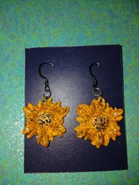 Sunflower earrings 