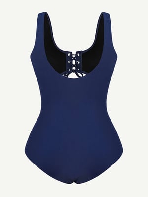 One-Piece Shapewear Swimsuit With Cut-out Design
