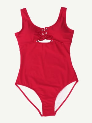 One-Piece Shapewear Swimsuit With Cut-out Design