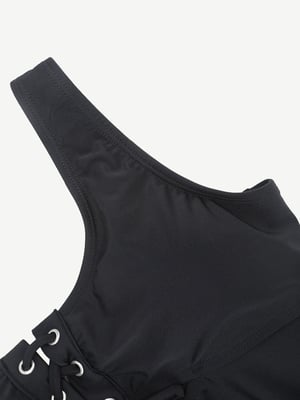 One-Piece Shapewear Swimsuit With Cut-out Design