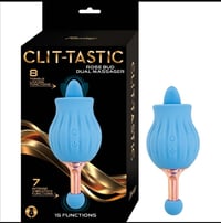 Image 3 of Clit-Tastic Rose Bud Dual Massager Rechargeable