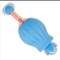 Image 1 of Clit-Tastic Rose Bud Dual Massager Rechargeable