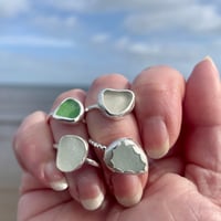 Image 1 of Make Your Own Silver Sea Glass Ring 