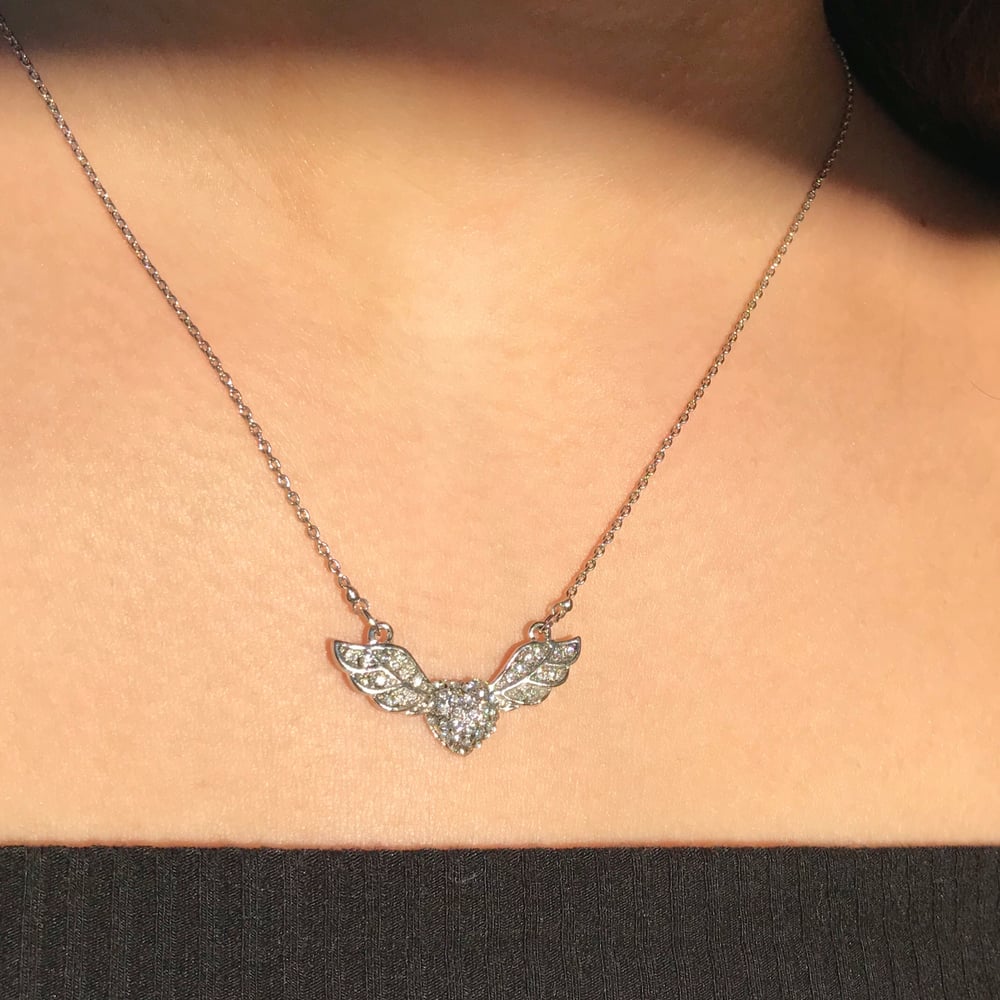 Image of Angel heart necklace 
