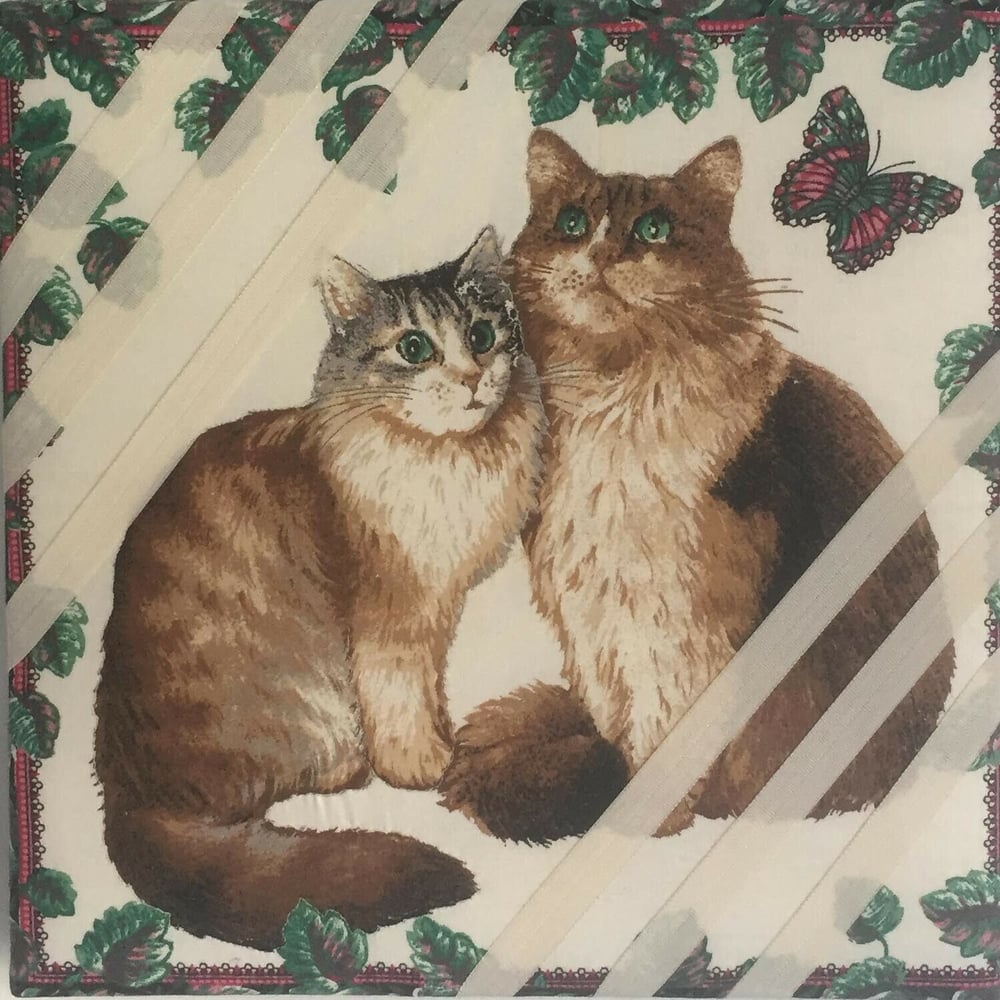 Image of 2 Cats Pin Board