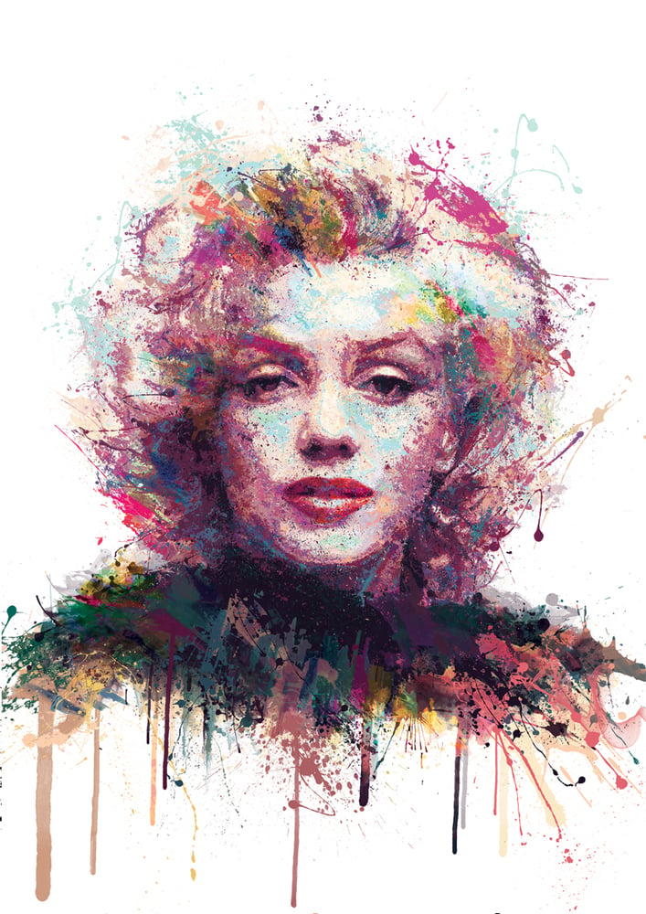 Image of Marilyn 2024 (A2 Hand embellished Print)