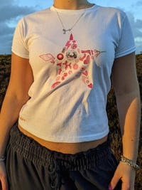 Image 2 of Pink Confetti Star Tee