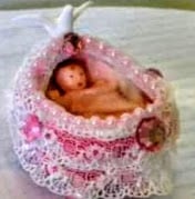 Image 2 of Baby Girl Bassinet Egg