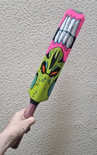 Image 3 of Slime Skull & Toof double sided Cricket Bat