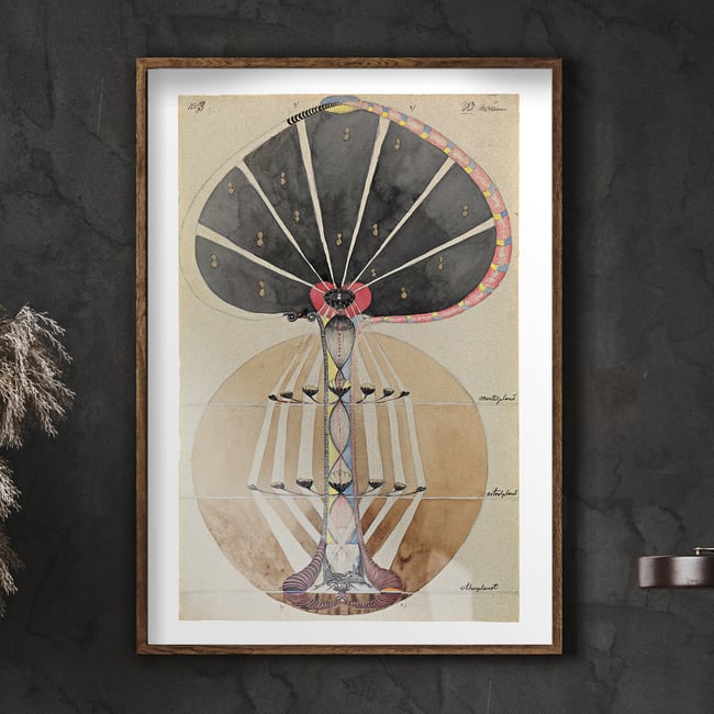 Hilma Af Klint Artwork Print Serie W No3