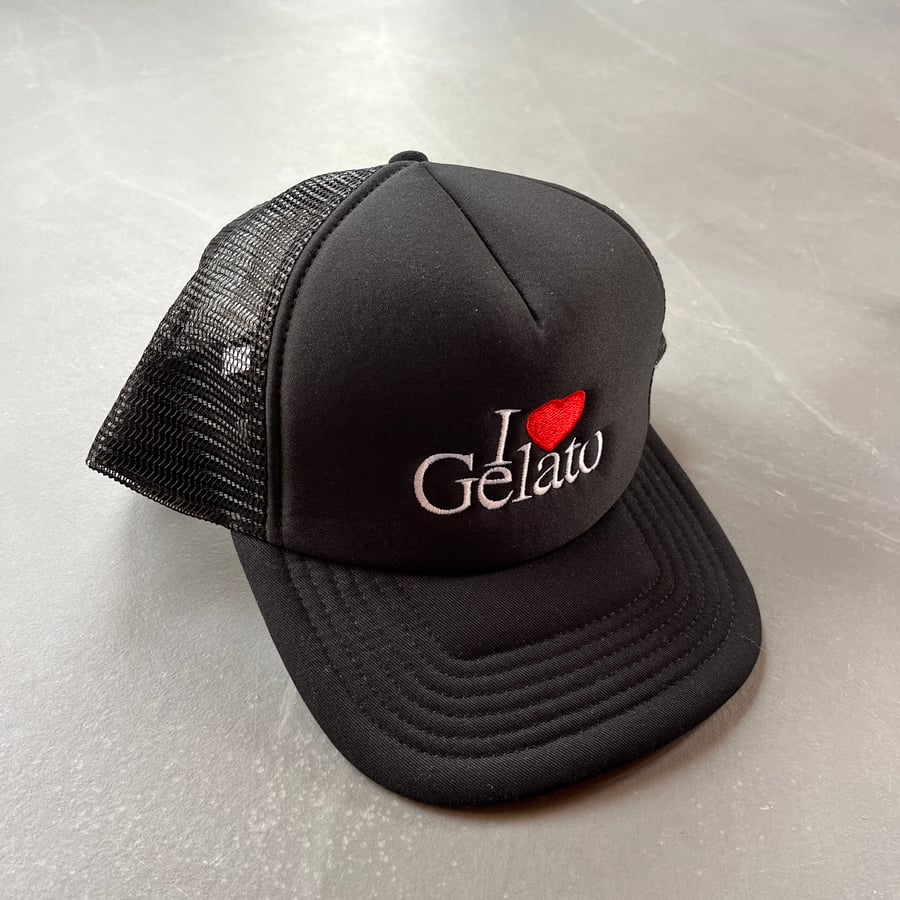 Image of I ❤️ Gelato Trucker Cap black