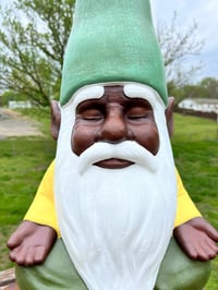 Image 3 of Large 26” Black Garden Gnomes