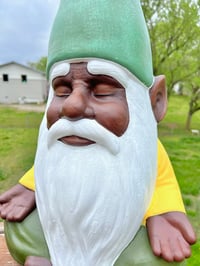 Image 4 of Large 26” Black Garden Gnomes