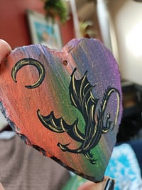 Image 2 of Medium slate dragon heart