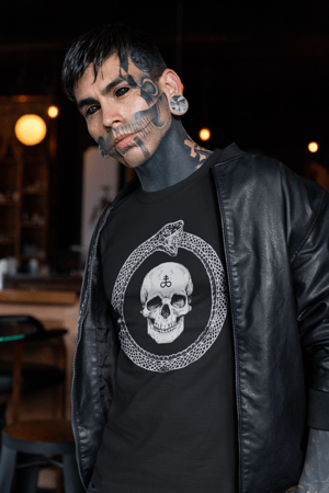 Image of Ouroboros Skull T-Shirt