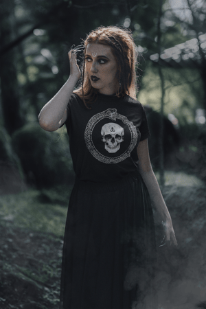 Image of Ouroboros Skull T-Shirt