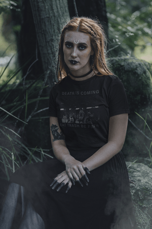 Image of Death is Coming - Eat Trash Be Free T-Shirt