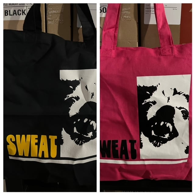 SWEAT Vicious Pup Tote Bag 