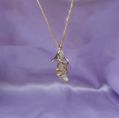 Image of Golden slipper necklace