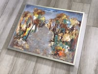 Image 2 of Expressionist Landscape Oil on Canvas by Listed French Artist, Michel Labonne, Circa 1960s