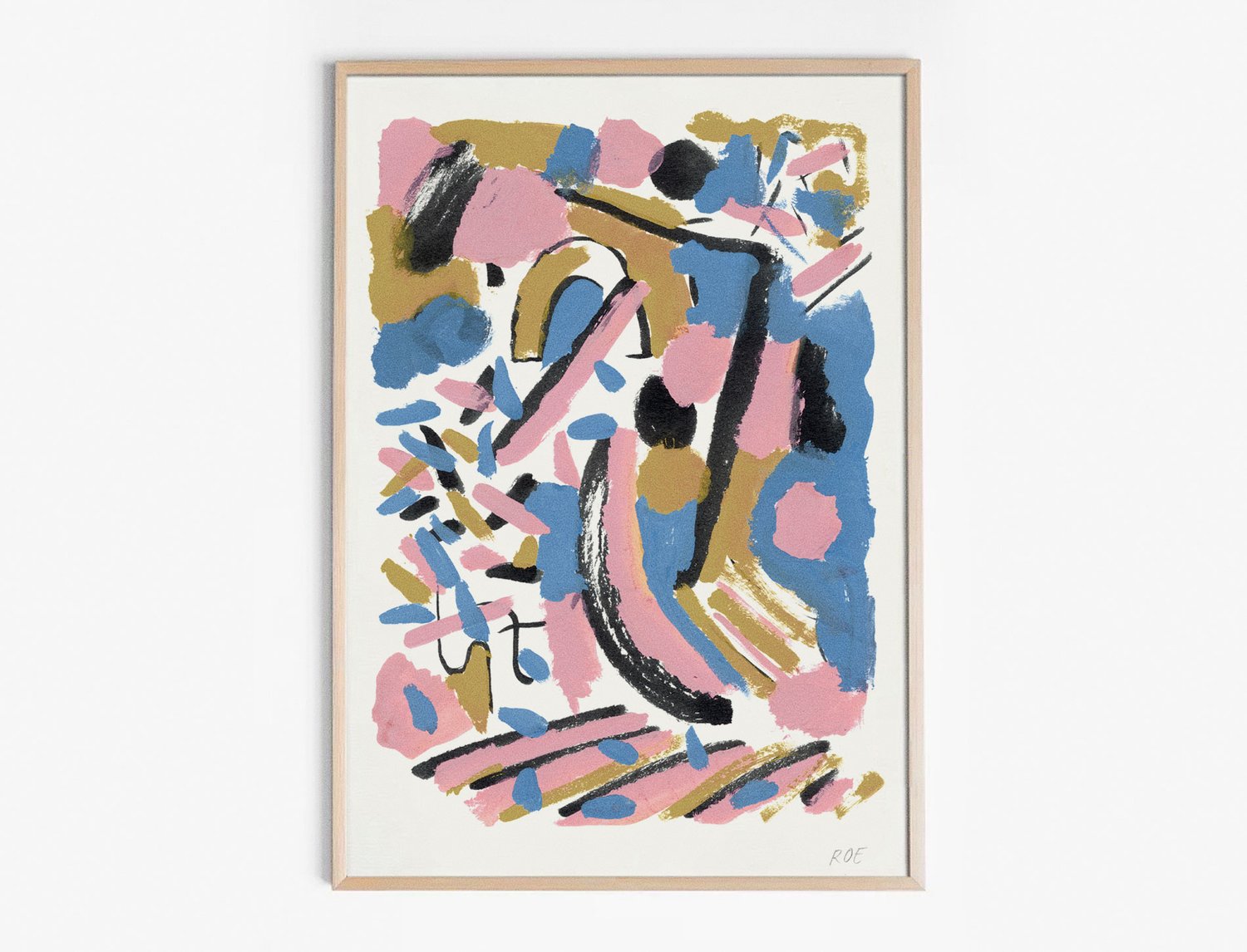 Image of ABSTRACT PAINTING PRINT