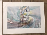 Image 3 of Signed Anton Krajnc Abstract Lithographs, 1970s - Set of 4
