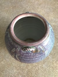 Image 4 of Vintage John Preus Varigated Glaze Studio Pottery Vessel
