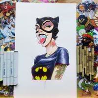 BAD CAT ORIGINAL ART SIGNED