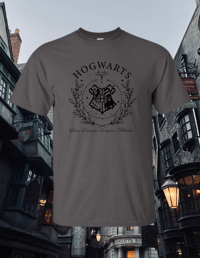 Hogwarts Vintage Gray T-Shirt 