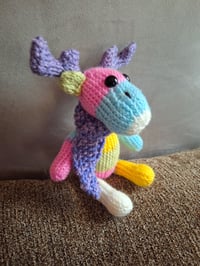 Image 3 of Striped Moose-Baby, Rainbow, Dark Rainbow, and Snow Striped Available