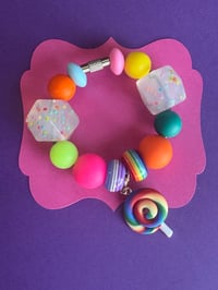 Image 1 of Willy Wonka lollipop handle charm