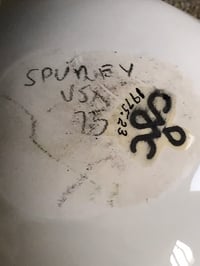Image 5 of Rare Kurt Spurey Abstract Ceramic Vessel, Signed, Dated 75