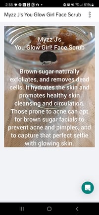 Image 2 of You Glow Girl Face Scrub- Local pickup