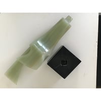 Image 5 of Original Leonardo Nierman Abstract Onyx Sculpture, Signed