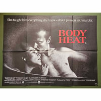 Image 1 of Original 1981 Body Heat UK Quad Cinema Poster