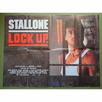 Image 1 of Original 1989 Stallone, Lock Up UK Quad Cinema Poster