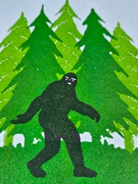 Image 3 of Bigfoot greeting card