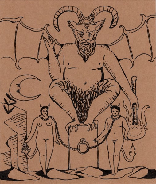 Image of "The Devil" Original