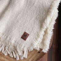 Image 2 of Chevron Alpaca and Merino Blend Throw Blankets