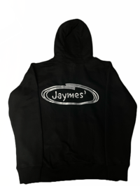 Image 5 of Jaymes' Zipped Hoodie (Black & Tan)