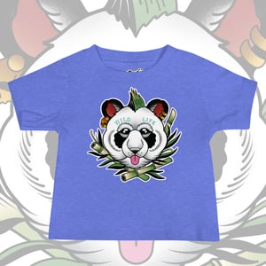 Image of PANDA PUNK BABY TEE. 6-24 MONTHS