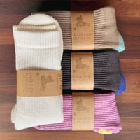 Image 2 of Everyday Alpaca and Merino Blend Socks