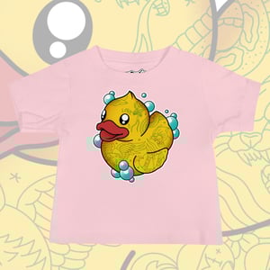 Image of BUBBLE DUCK BABY TEE. 6-24 MONTHS