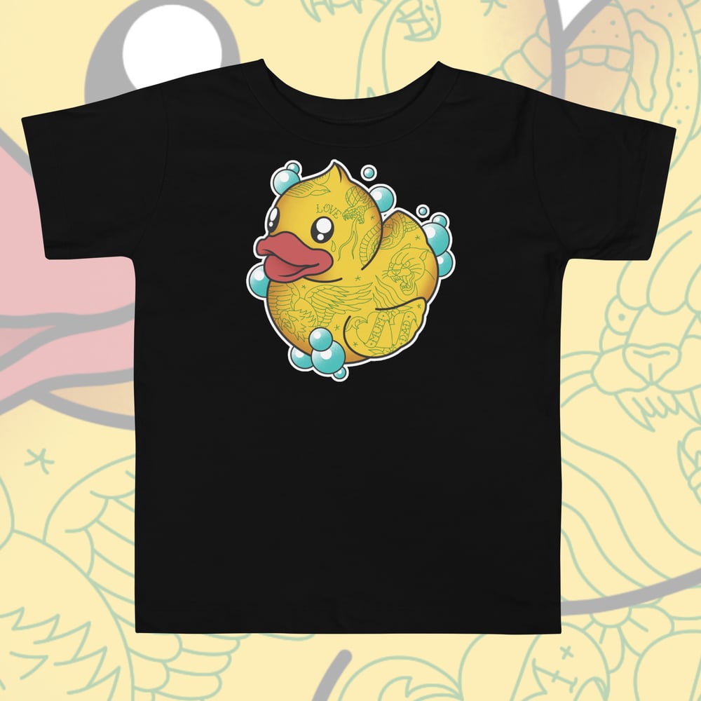 Image of BUBBLE DUCK TODDLER TEE. 2-5 YEARS