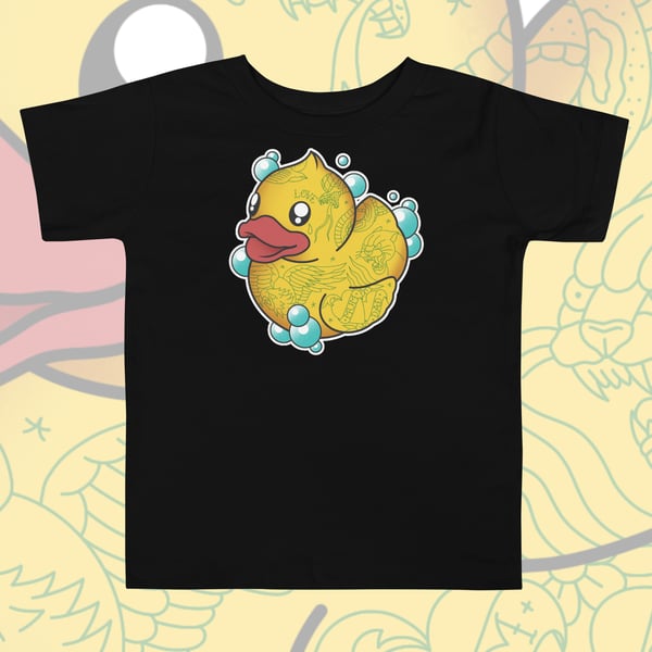 Image of BUBBLE DUCK TODDLER TEE. 2-5 YEARS